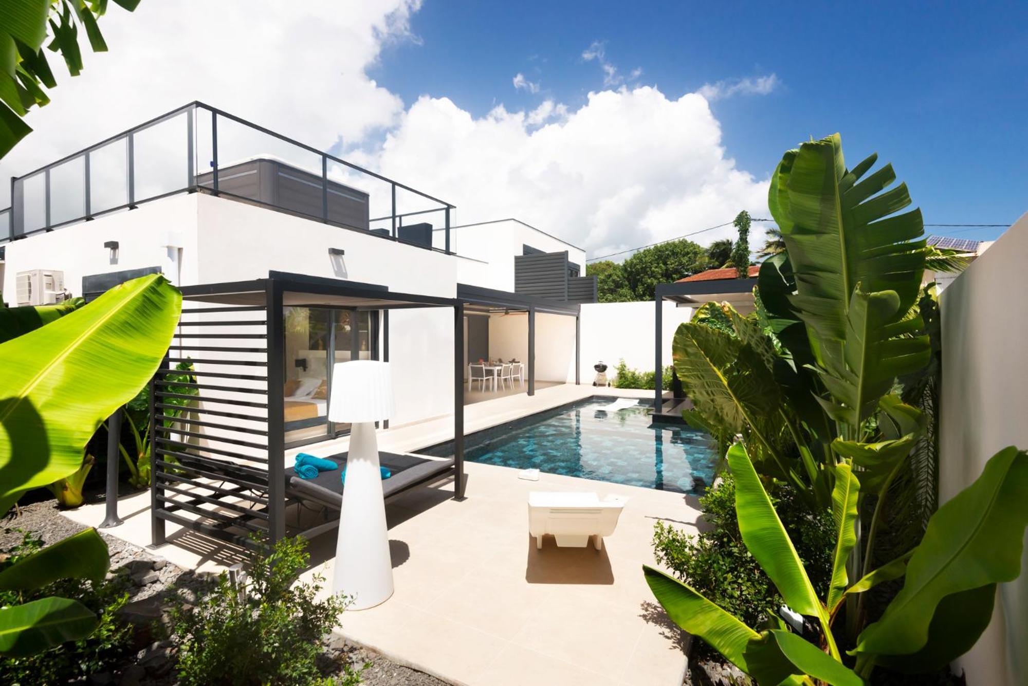Lagon Paradis - 6 Individuelles Avec Piscine Ou Jacuzzi - Loc Voiture Cabriolet Ou Suv Villa Le Gosier (Grande-Terre)