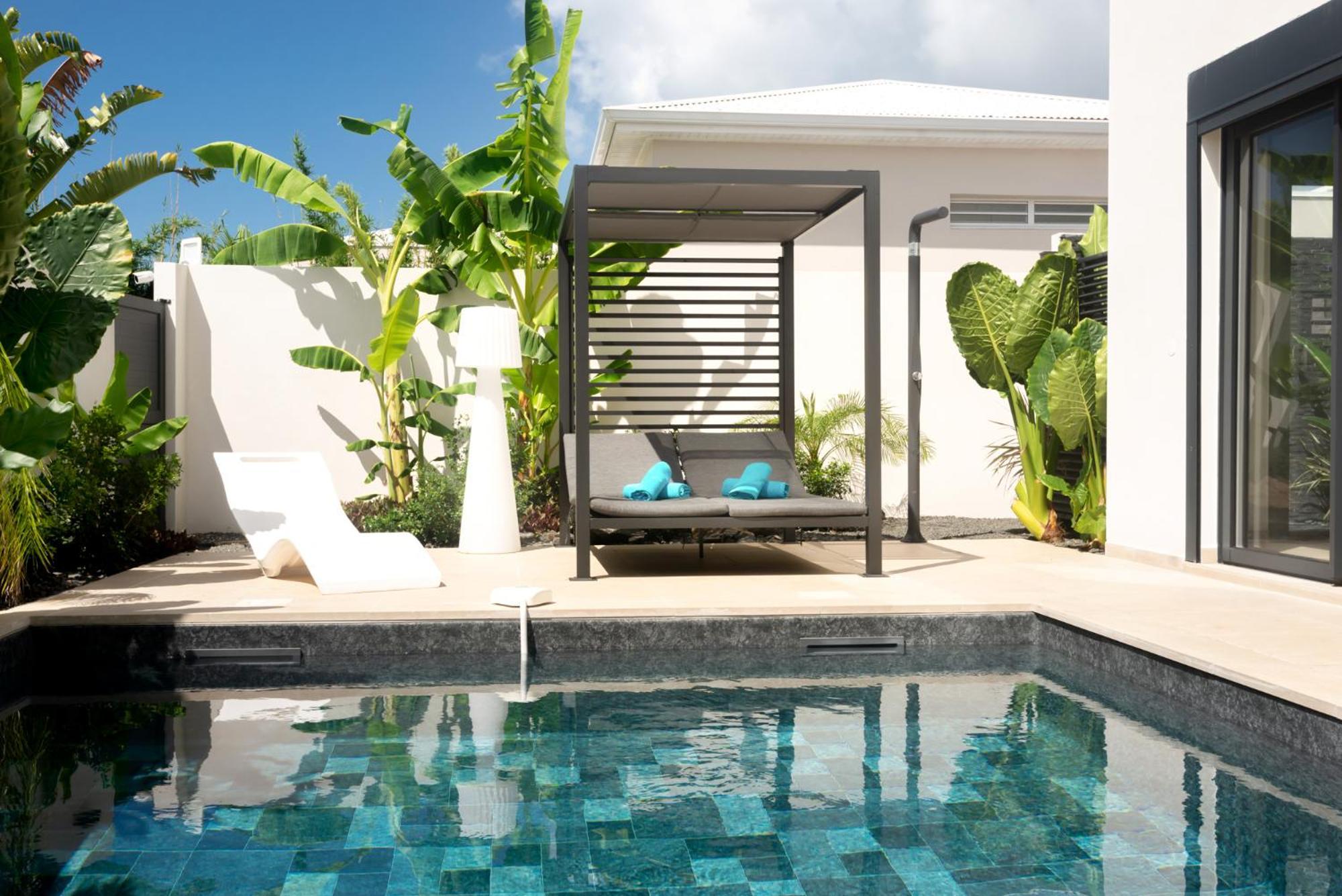 Villa Lagon Paradis - 6 Individuelles Avec Piscine Ou Jacuzzi - Loc Voiture Cabriolet Ou Suv