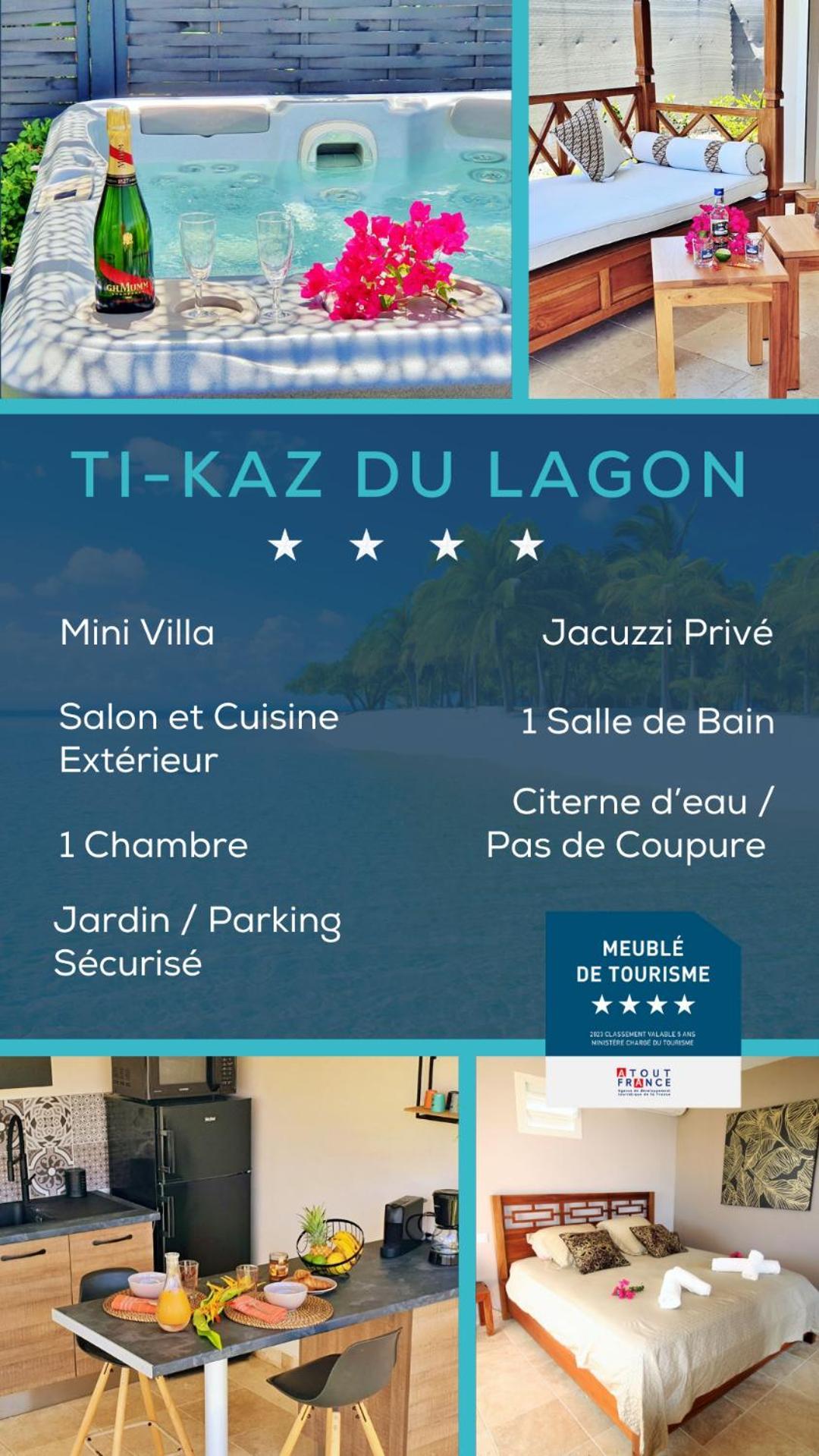 Lagon Paradis - 6 Individuelles Avec Piscine Ou Jacuzzi - Loc Voiture Cabriolet Ou Suv *